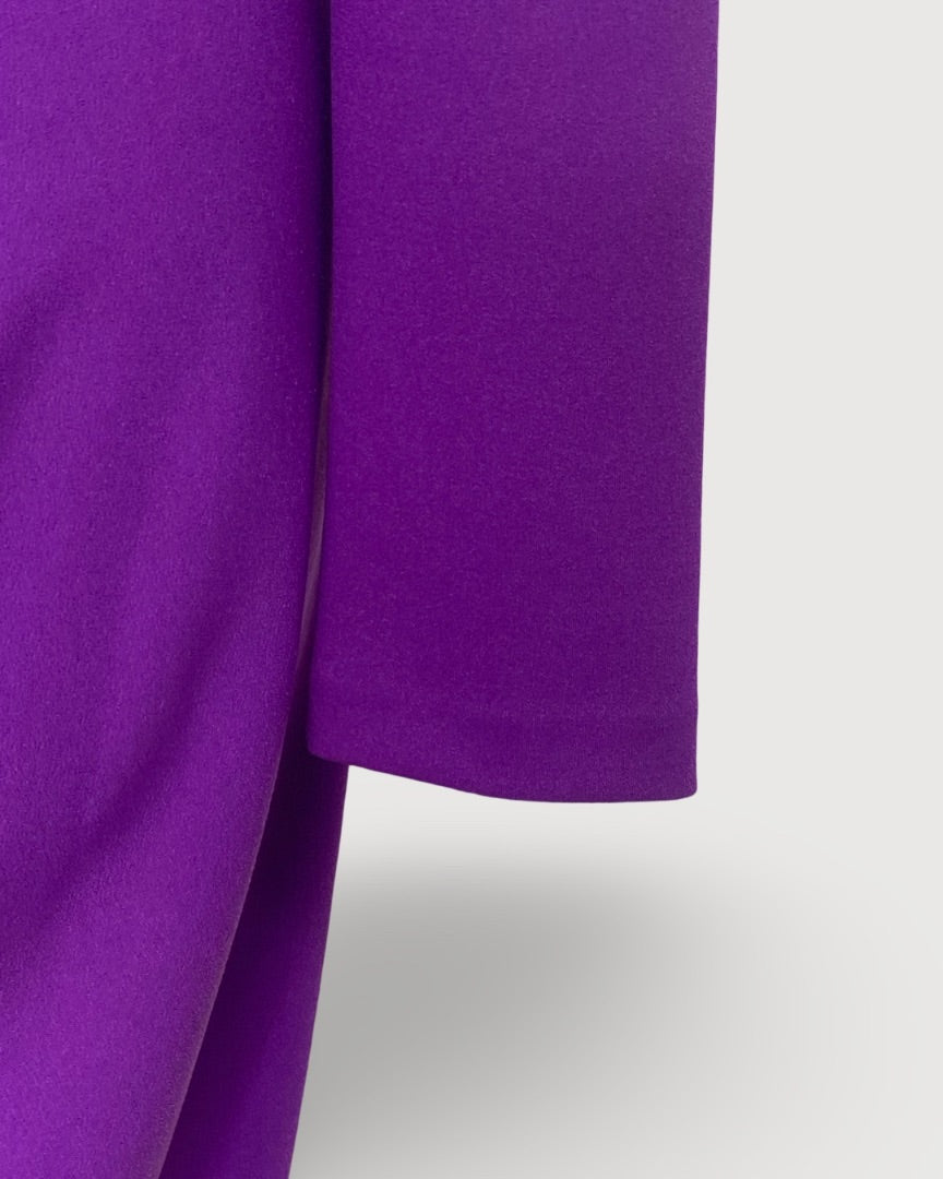 Solace London One Shoulder Dress Purple 12