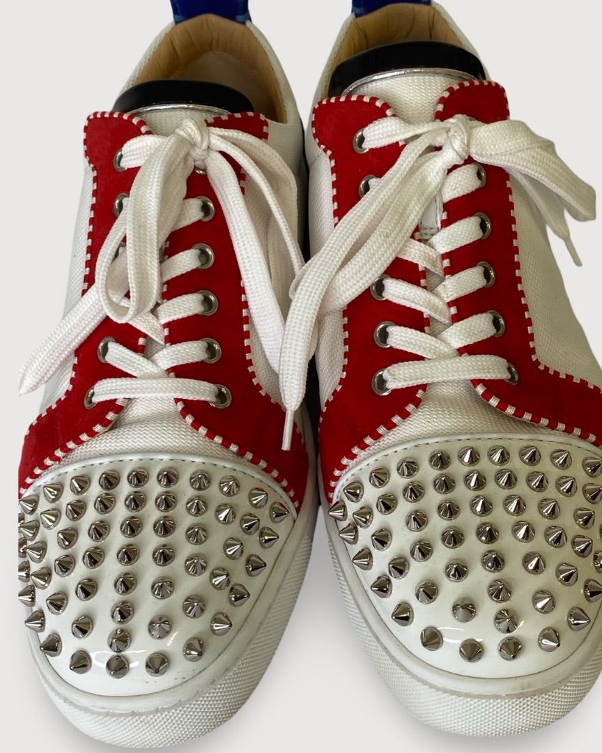 White/ Red/ Blue Christian Louboutin Trainers, 43