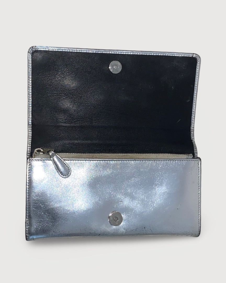 Silver Balenciaga Purse