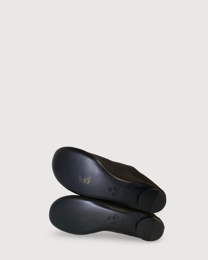 Loro Piana Floaty Nobuck Loafers Brown 36.5