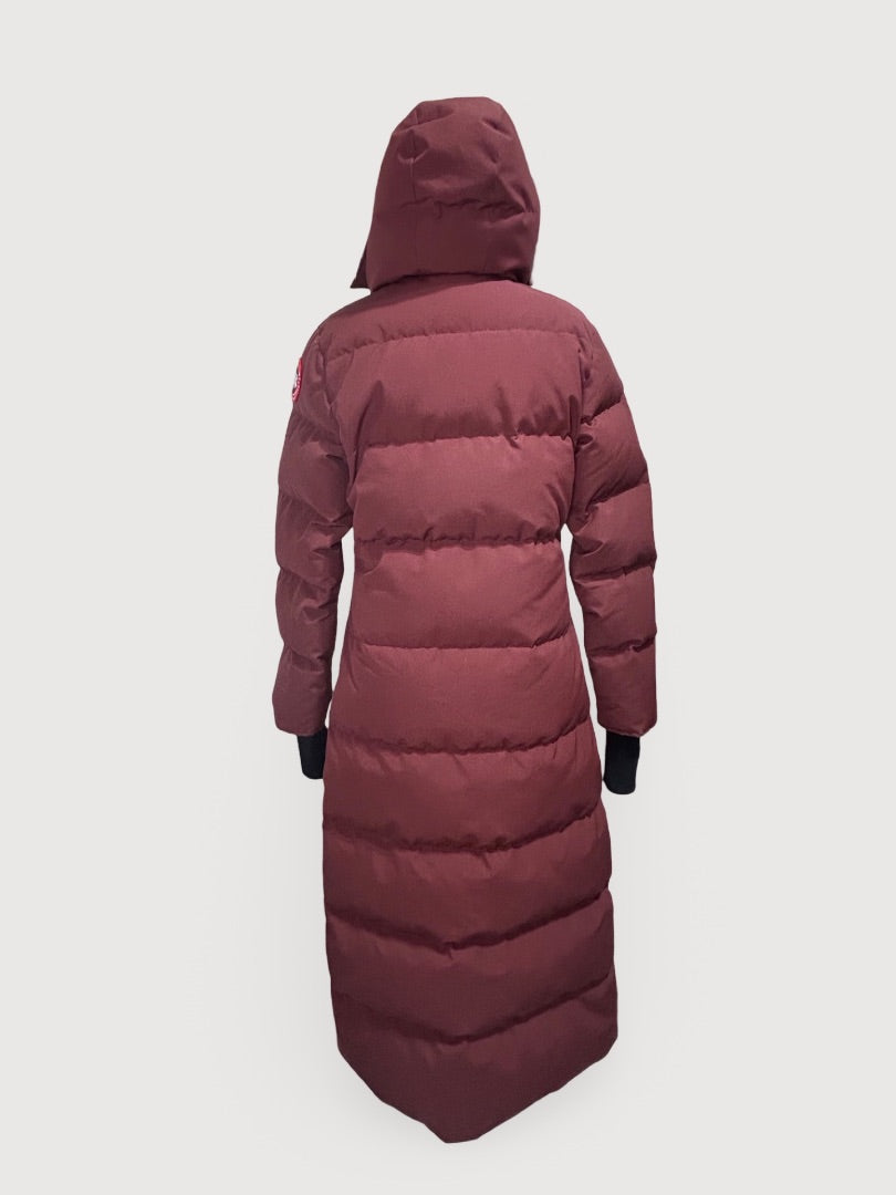 Burgundy Canada Goose Puffer Coat, S