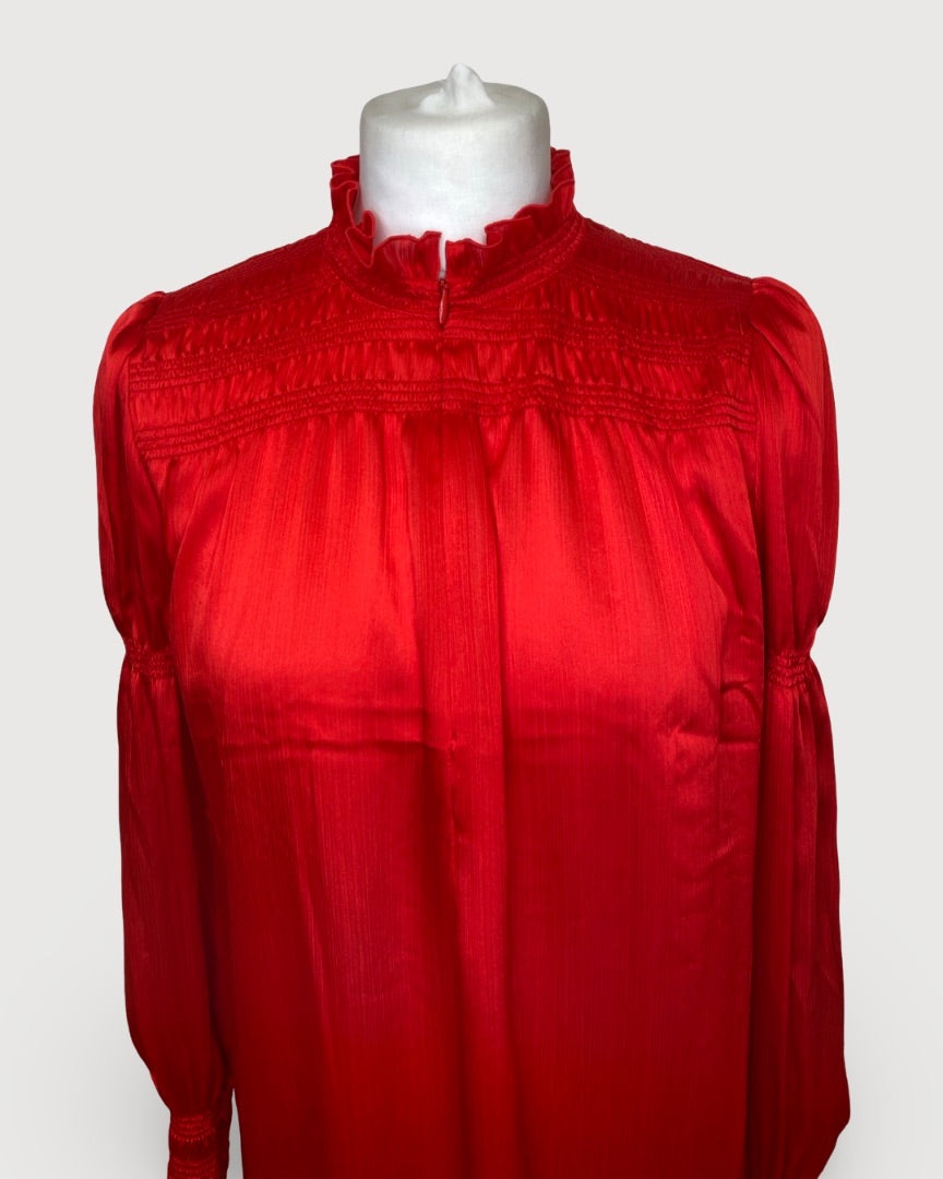 ME+EM L/S Blouse Red 6