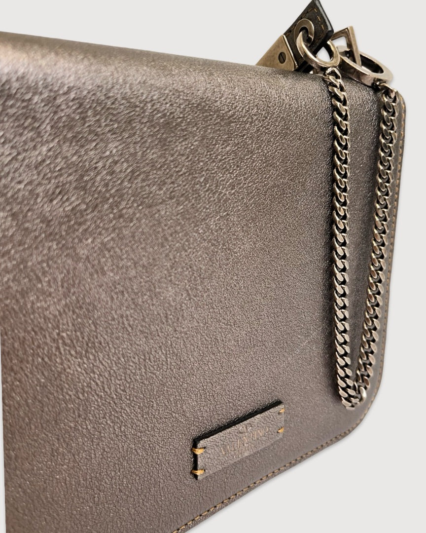 Metallic Valentino V SLing Bag