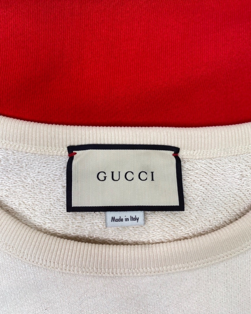 cream red Gucci Sweatshirt, M
