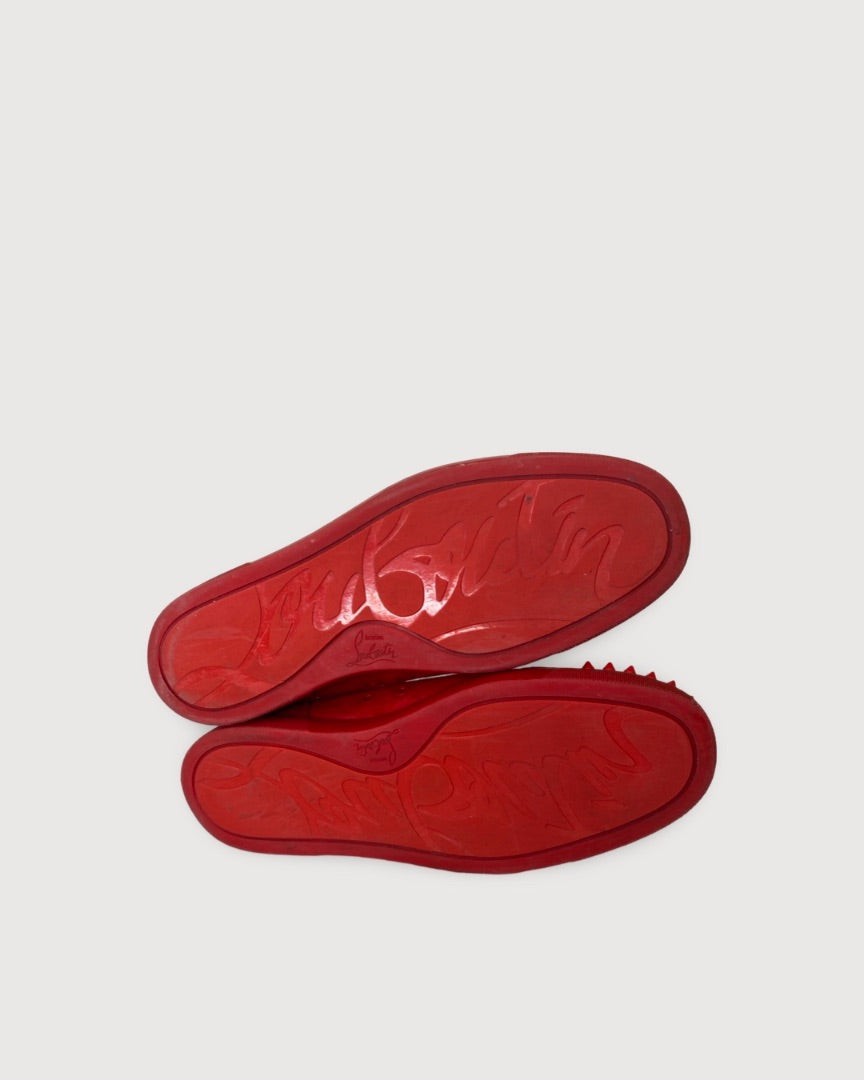 Red Christian Louboutin Trainers, 43