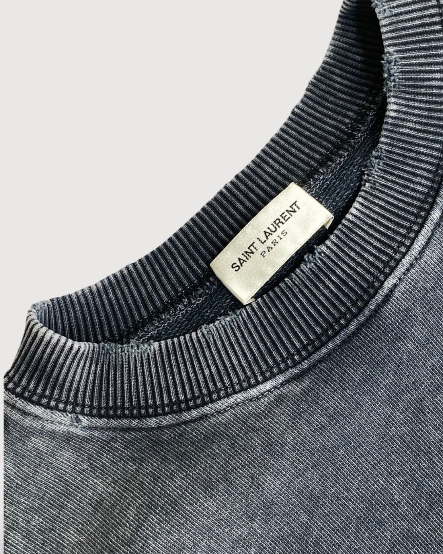 Grey Saint Laurent Sweatshirt, S