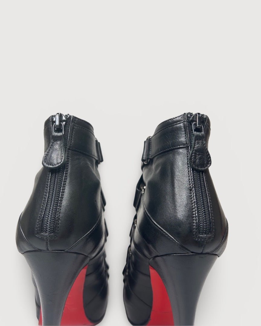 Black Christian Louboutin Heeled Boots, 5