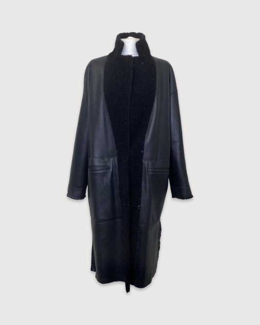 black sprung freres Coat, m
