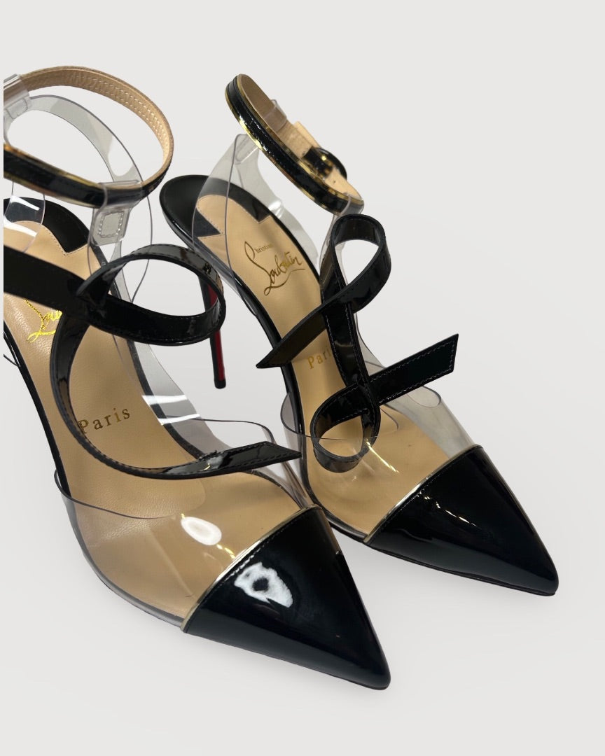 black Christian Louboutin Shoes, 38