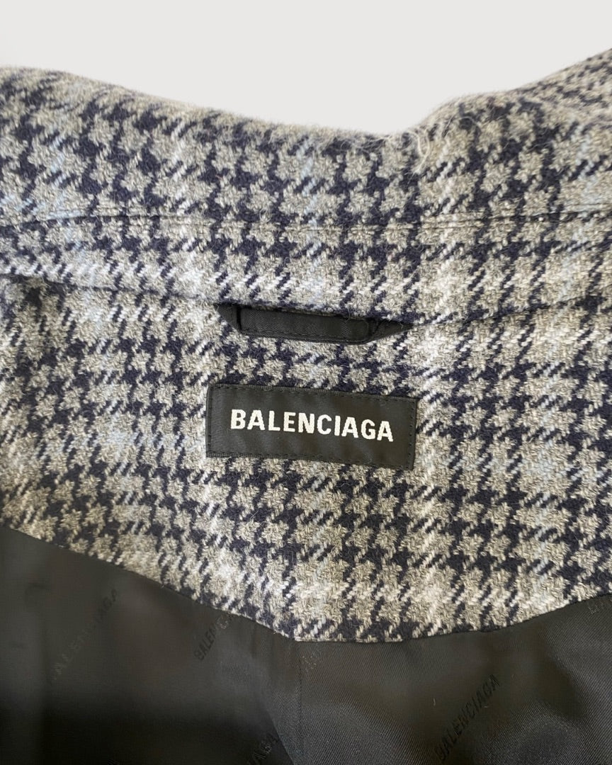 Grey Balenciaga Wool Coat, L