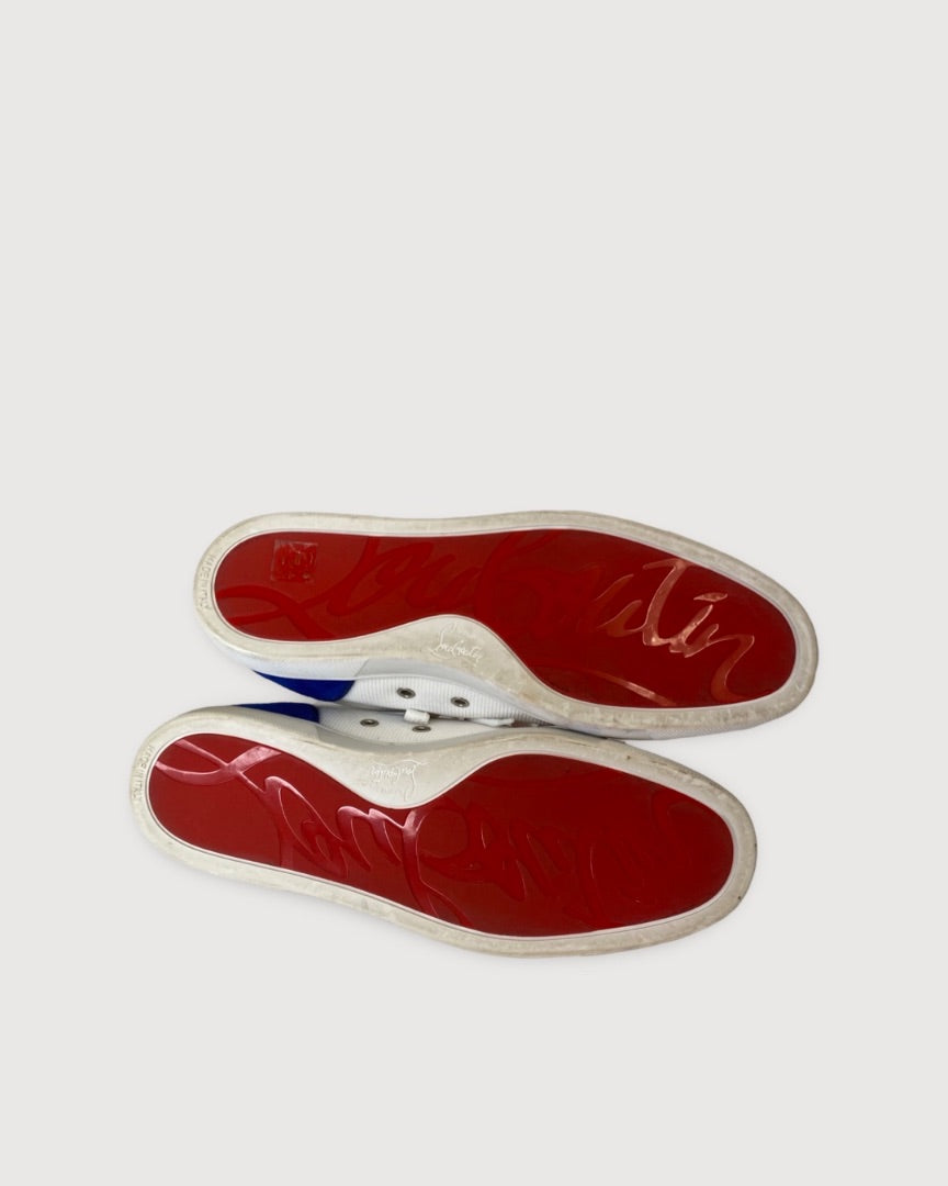 White/ Red/ Blue Christian Louboutin Trainers, 43