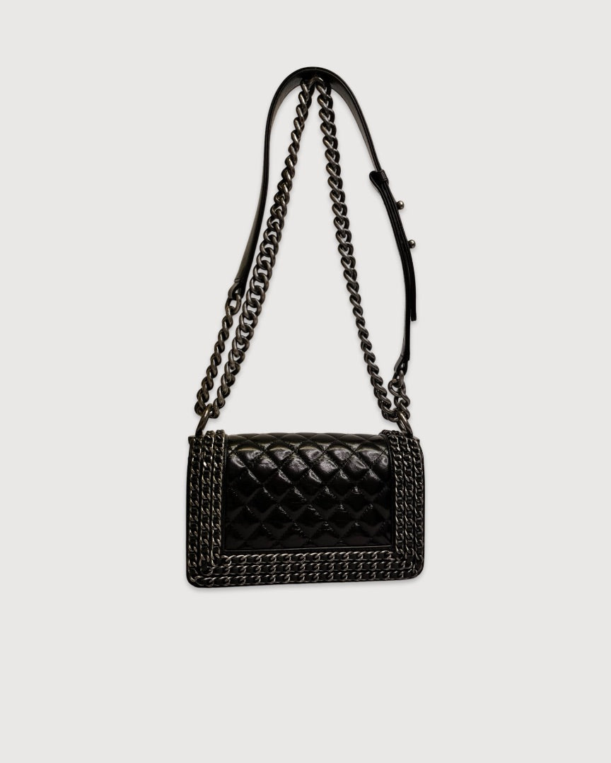 Black Chanel Boy Bag Small