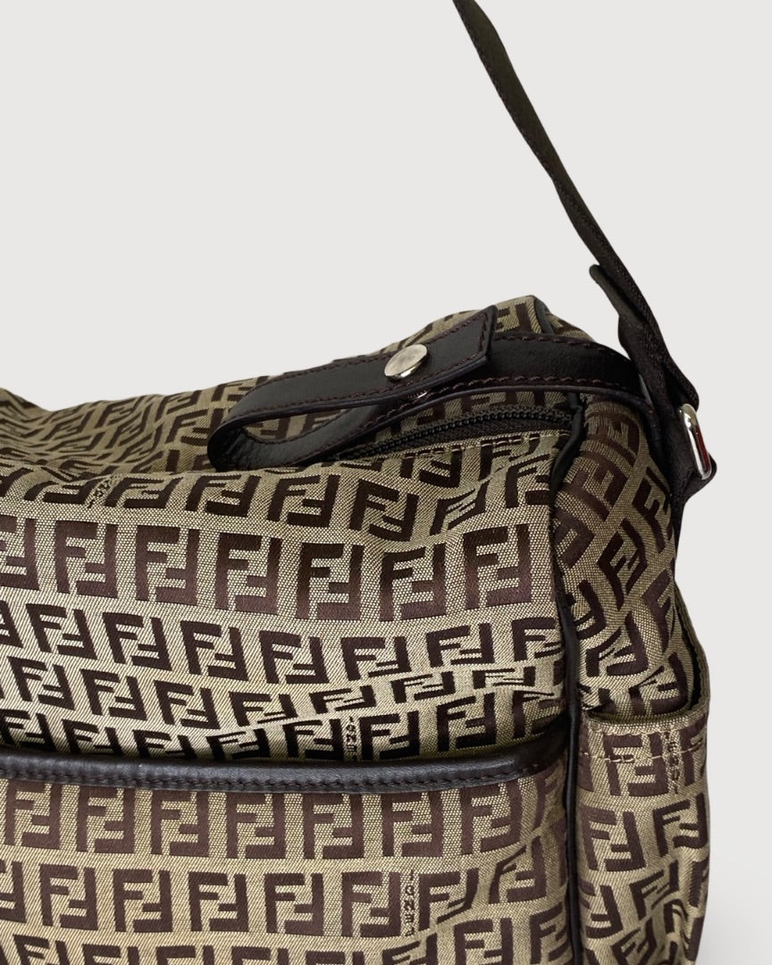 Beige Fendi Zucca Print Changing Bag