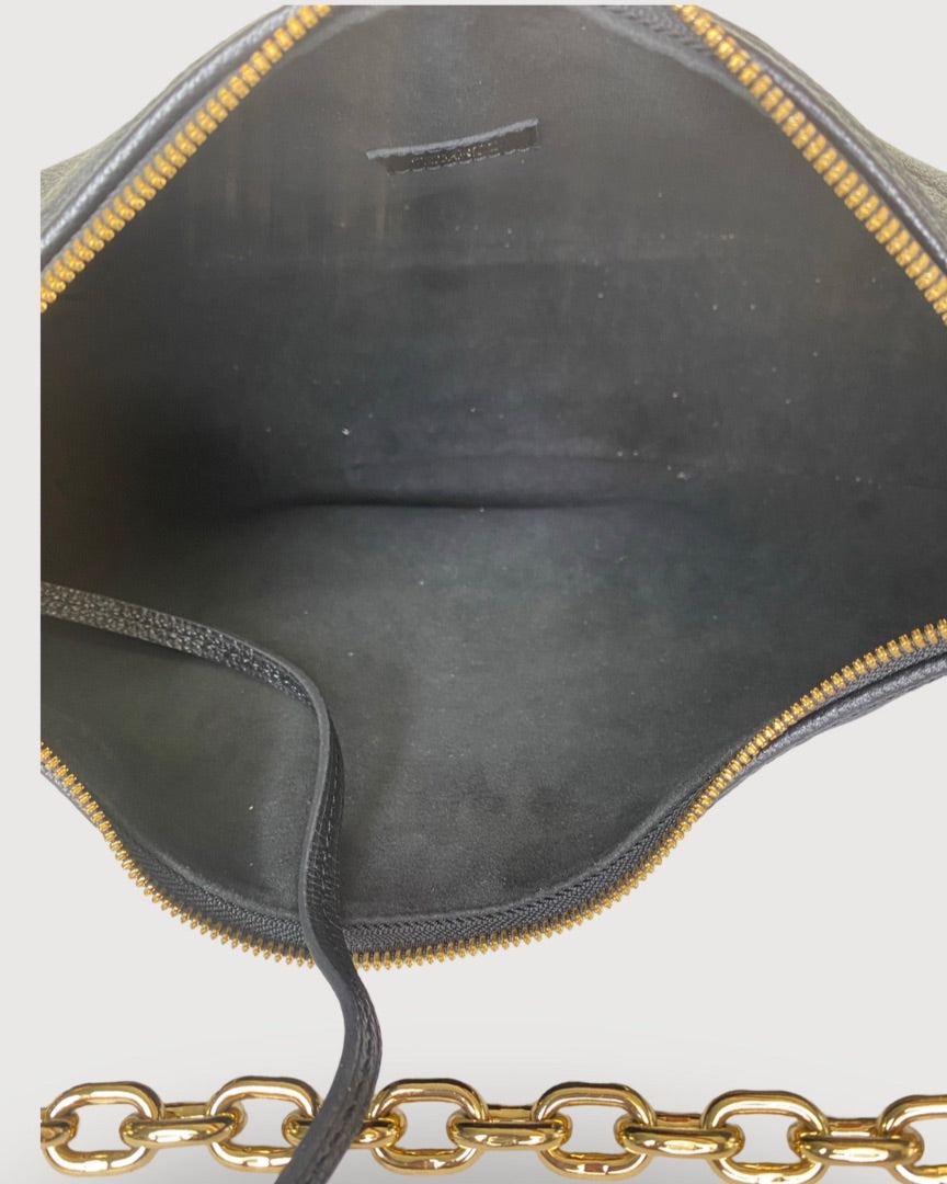 Black Louis Vuitton Loop Hobo, OS