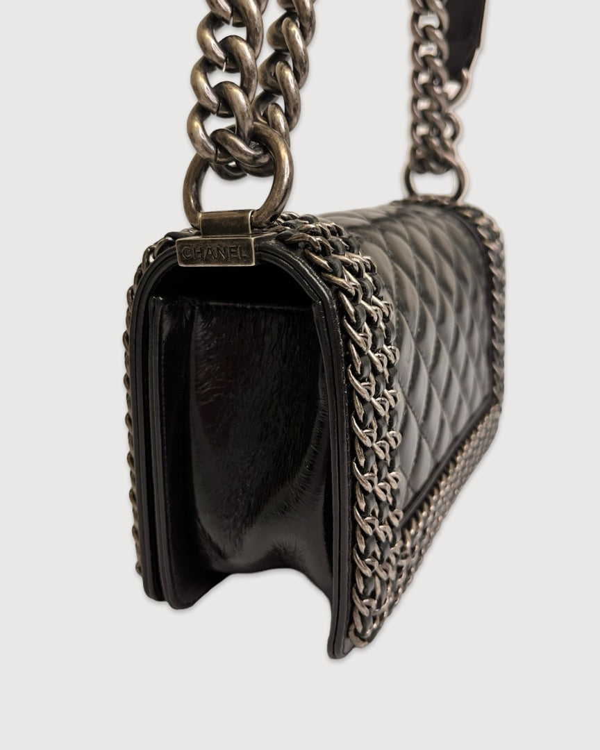 Black Chanel Boy Bag Small