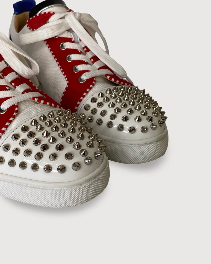White/ Red/ Blue Christian Louboutin Trainers, 43