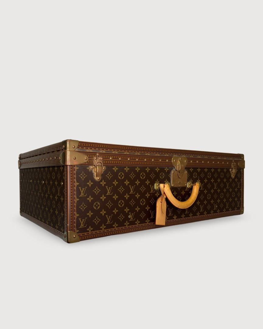 Brown Louis Vuitton Alzer 80 Suitcase, Large 80