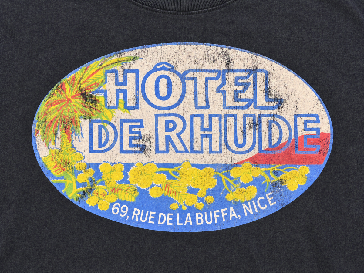Hôtel de Rhude graphic print detail